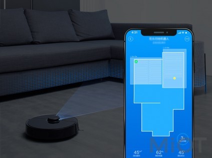 Робот пилосос миючий Xiaomi Roborock Vacuum Cleaner 2 Black S55